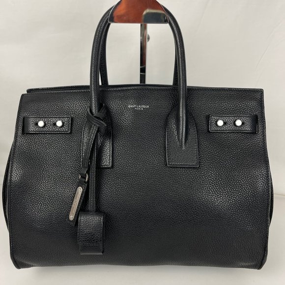 Saint Laurent Handbags - Saint Laurent Small Sac De Jour Leather Tote - Authenticity Certified